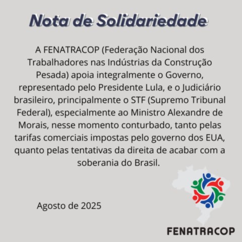 Edital AGE FENATRACOP Julho 2025